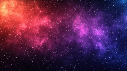Obraz premium Stunning Colorful Cosmic Background with Stars and Nebulae