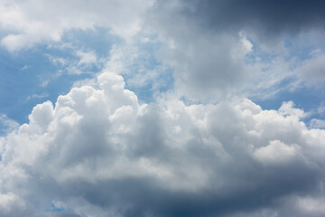 Moody summer sky