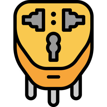 recommend clip art: power plug filled outline icon