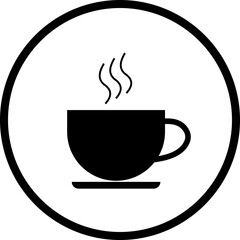 Cup of coffee icon. Cup flat icon. Thin line signs for design logo, visit card, etc. high-quality outline symbol for web design or mobile app. Cup outline pictogram. on transparent background