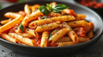 Delicious Penne Pasta with Marinara Sauce: A Classic Italian Dish