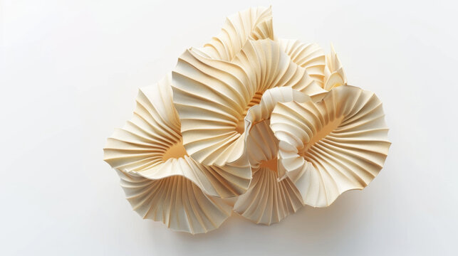potato chips isolated on white