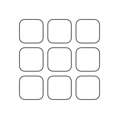Grid line icon