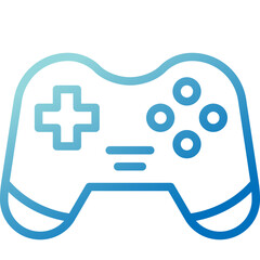 Obraz premium joystick gradient line icon