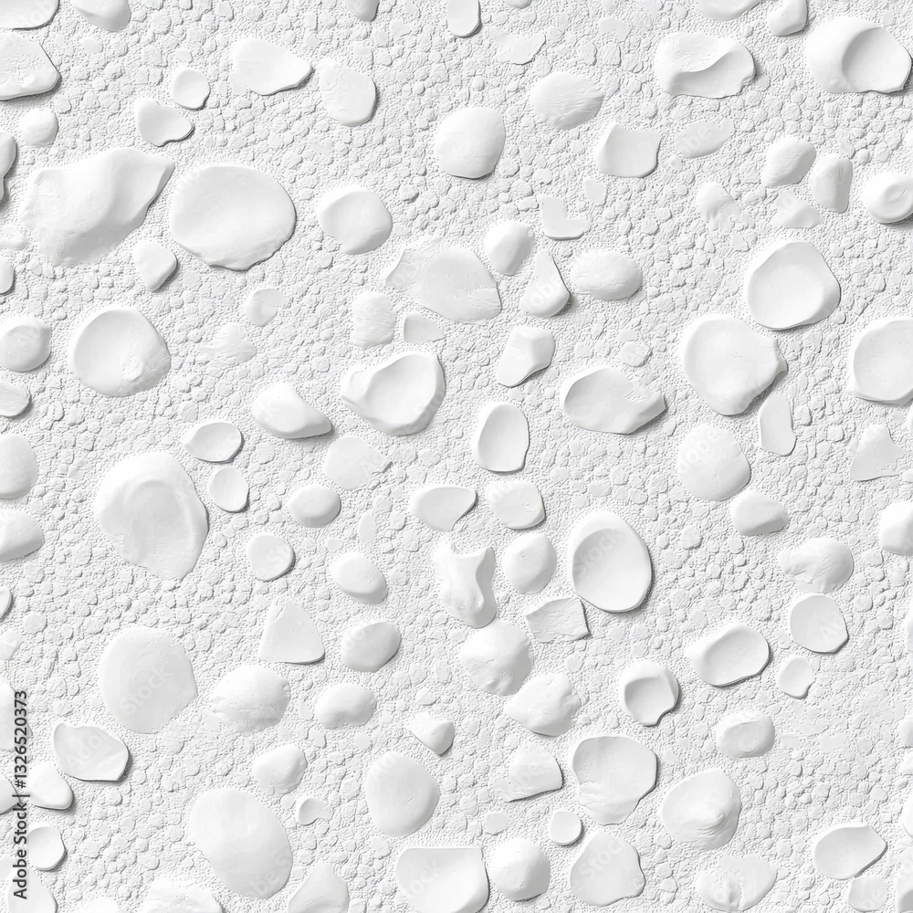 Poster Abstract White Stone Texture with Seamless Pattern and Clean, Modern Design, Ideal for Backgrounds