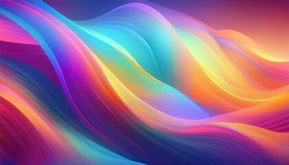 Iridescent neon background, holographic abstract soft colors backdrop