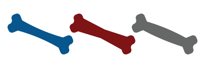 dog bone isolated on white background.