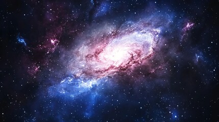 Obraz premium Starry Night Sky Watercolor Background - Professional Vector Design Concept