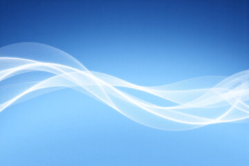 Fototapeta premium blue abstract background with wavy lines