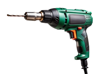 cordless drill isolated on transparent background