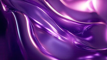 Obraz premium Abstract Purple Liquid Swirls Glossy Background Texture Image
