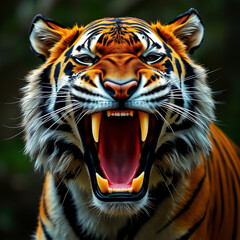 Roar of the Tiger: Majestic Ferocity