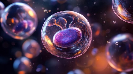 Vibrant Microbial Life Form