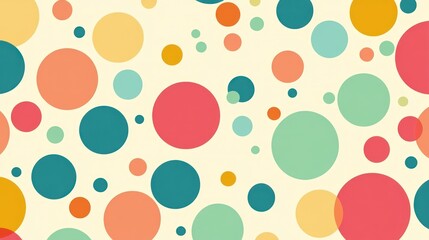 Abstract pastel circles background.