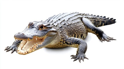 Fototapeta premium Fierce Alligator in Action