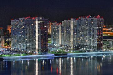 singapore skyline at night