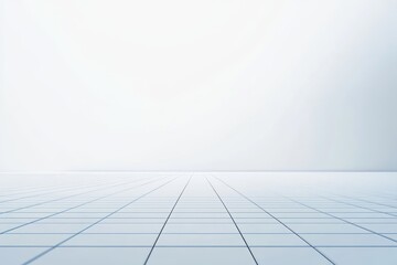 Futuristic blue and white abstract grid pattern background for business presentations