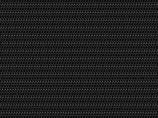 Black metal texture steel background. Perforated metal sheet. Texture of black carbon fiber.