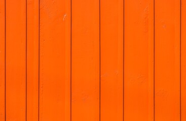 Cloison orange en planches de cabane ostréicole sur l'île d'Oléron au Grand-Village-Plage,...