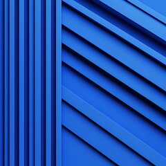 Obraz premium A visually striking abstract image featuring layered blue lines and patterns, creating a modern, textured appearance.