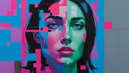 portrait of a young man with a mask