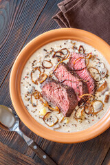 Peppercorn Steak Soup