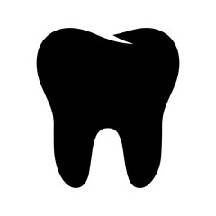 Tooth glyph icon