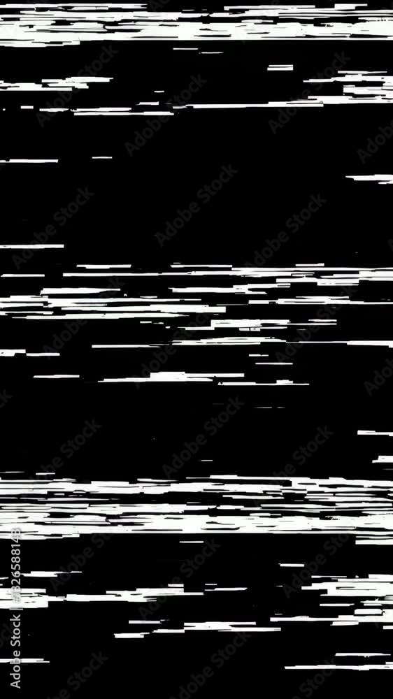 Poster dynamic abstract lines transition creating modern digital glitch effect