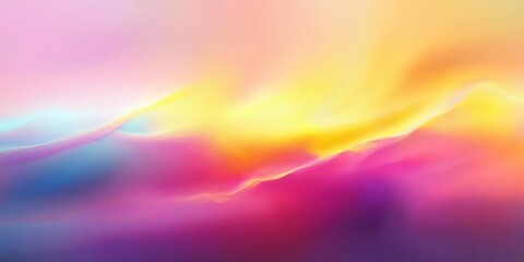 Obraz premium Dreamy Abstract Gradient with Soft Pastel Colors and Glowing Light Effect