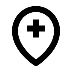 Obraz premium location and map regular icon