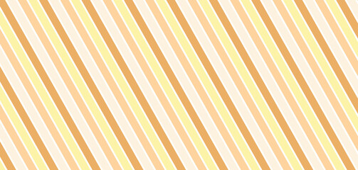 Obraz premium Flat diagonal line pattern. Retro orange geometric print