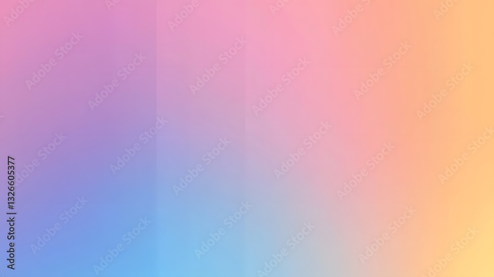 Aufkleber Pastel colors gradient background creating soft and dreamy atmosphere