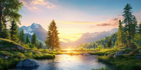 Landscape Hills of Romania Banner