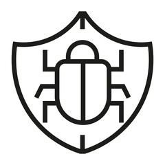 antivirus vector icon