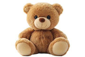 Obraz premium Soft brown teddy bear with smiling face