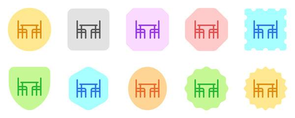 Editable dining room vector icon. Part of a big icon set family. Perfect for web and app interfaces, presentations, infographics, etc