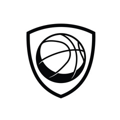 basketball ball logo icon