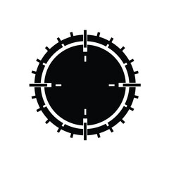 vector illustration of a clock