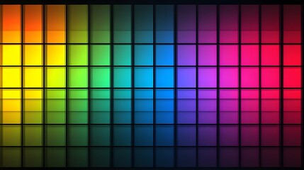 Colorful spectrum bars creating a vibrant abstract background