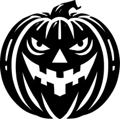 evil pumpkin, halloween, smile, event, culture, tradition, american,  lantern, illustration, vector