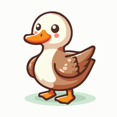duck, bird, animal, nature, beak, wildlife, white, isolated, feather, wild, illustration, cute, graphic, design, water, vector, background, waterfowl, wing, swim, drawing, duckling, mallard, farm, car