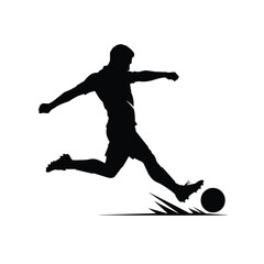 football player silhouette