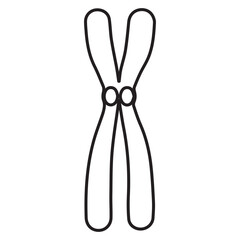 chromosome line icon