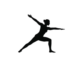 silhouette of a man jumping