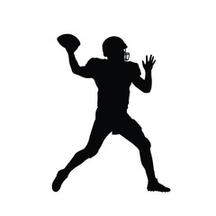 football player silhouette