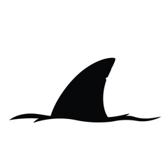 silhouette of a shark