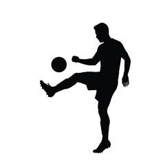 tennis player silhouette