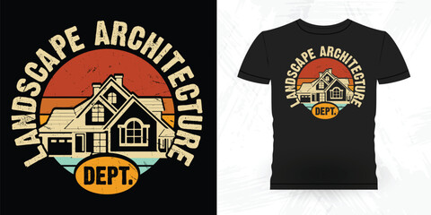 Funny Architect Vintage Architecture T-shirt Design