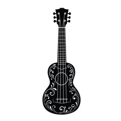 Obraz premium acoustic guitar vector illustration