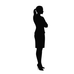 silhouette of a woman